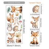 Cartoon Safari Animals Decals