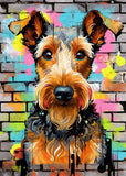 Colorful Graffiti Dog