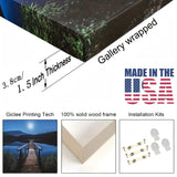 Black and White Abstract Canvas