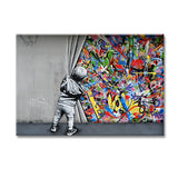 The Boy Behind The Curtains Art