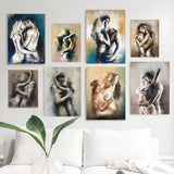 Nude Lovers Canvas
