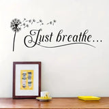 Just Breathe Wall Decal