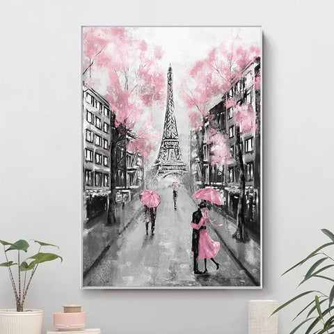 Pink Romantic  Paris Eiffel Tower