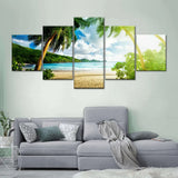5pcs Landscape Canvas Painting Modern Wall Art Printed Picture Home Decor Mountain Sunset Wall Art for Living Room Decor Unframe