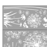 White Dandelion Wall Sticker