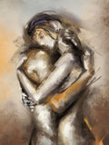 Nude Lovers Canvas