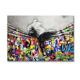 The Boy Behind The Curtains Art