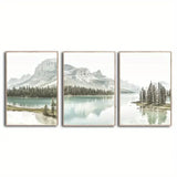3pcs Mountain Lake Landscape