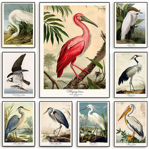 Vintage  Bird Home Decor