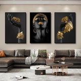 3pcs African Woman