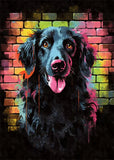 Colorful Graffiti Dog