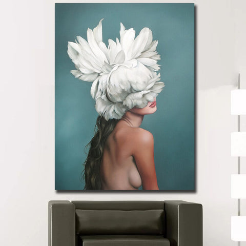 Sexy White Feather Girl